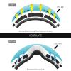 Ski Goggles,OTG Anti-Fog Snowboard Skate Snowmoblie Interchangeable Double Layer Spherical Lens Frameless Snow Goggles Men Women JULI BNCMatte White Frame+ 13.5% Gold Len view 3