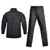 Lilychan Mens Tactical Military Hunting Suits Long Sleeve Rip-Stop BDU Uniforms Combat Shirt and Pants (Black, X-Large) view 1
