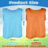 Pasimy 36 Pcs Pennies for Youth Sports Soccer Practice Jersey Kids Basketball Adult Football Hockey Pinnies Scrimmage Jerseys(Blue, Orange) view 2