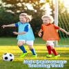 Pasimy 36 Pcs Pennies for Youth Sports Soccer Practice Jersey Kids Basketball Adult Football Hockey Pinnies Scrimmage Jerseys(Blue, Orange) view 3