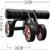 QIYUDS Perfect Fitness Roller Wheel Exercise Fitness Equipment, Indoor Rollers Automatically Rebound, and Four-Wheeled Kneeling Pads can be Upgraded with 4 Bearings view 2