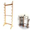 Vertical Display Stand Sword Hanger, Multilayer Floor Standing Sword Rack, 6-12 Layer Weapon Racks Martial Arts Sword Stands, Holder for Storing Various Swords and Long Weapons view 1