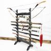 Vertical Display Stand Sword Hanger, Multilayer Floor Standing Sword Rack, 6-12 Layer Weapon Racks Martial Arts Sword Stands, Holder for Storing Various Swords and Long Weapons view 3