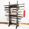 Sword Stand Holder - Multilayer Floor Standing Bracket Display Weapon Rack, 16-24 Tier Vertical Martial Arts Sword Hanger, Flute Rack, Fishing Rod, Musical Instrument Storage Shelf view 1