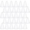 30 Pcs Cheer Megaphone for Party White Plastic Megaphone DIY Accessory for School Outdoor Activities Party Favors Sports Match Game (30 Pcs, White) view 1