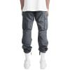 WZIKAI Mens Cargo Pants Casual Joggers Hiking Pants Loose Straight Athletic Workout Sweatpants with Pockets Gray XL view 4