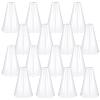 16 Pcs Cheer Megaphone for Party White Plastic Megaphone DIY Accessory for School Outdoor Activities Party Favors Sports Match Game (16, White) view 1