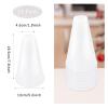 16 Pcs Cheer Megaphone for Party White Plastic Megaphone DIY Accessory for School Outdoor Activities Party Favors Sports Match Game (16, White) view 2