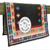 EQUIGEAR Horse Western Ranch Saddle pad/New Zealand Wool Western Saddle Blanket Top Wool Pad Sensor Flex (Customization Available) B17 (34x36) view 1