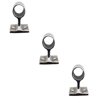 DOITOOL 3pcs Stainless Steel Boat Handrail Bracket Armrest Support for Yachts and for Sturdy Rail Assembly and Storm Resistance