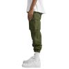WZIKAI Mens Cargo Pants Casual Joggers Hiking Pants Loose Straight Athletic Workout Sweatpants with Pockets Army Green S view 3