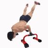 QIYUDS Push Ups & Dip Bars, Lightweight Push Up Bar Stand with Foam Grips, Chest Muscle Arm Exercise Fitness Equipment for Handstands, Calisthenics, Gymnastics (Color : Red) view 3