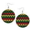 Lightweight Simple Earrings Zigzag-Rasta-Thin-Line Dangle Earrings For Women