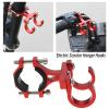 Create idea Aluminum Alloy Double Hook Holder for 18mm-35mm Handlebar Diameter Red view 2