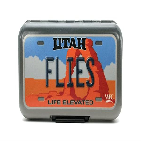 MFC Montana Fly Company Poly Fly Box - Utah License Plate