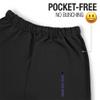 DePaul University Official Collegiate Team Logo Jogger Sweatpants, Black, Medium view 3