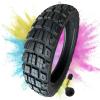 MZBZYU 100/70-12 Tire Tubeless Type Pneus Scooter 100/70-12 Off-Road Tread Design 42J 6 P.R. view 1