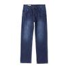 Men's Baggy Straight Leg Jeans Loose Fit Vintage Cargo Jean Pants Regular Fit Casual Plus Size Pants (46,Dark Blue 2)
