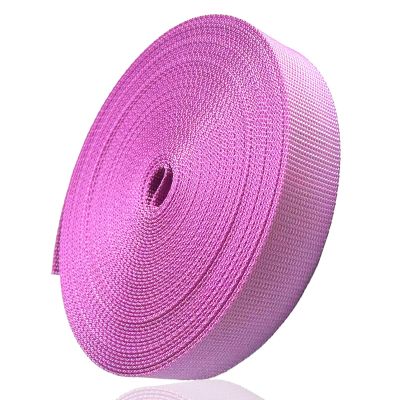 ADALT LION Nylon Webbing 1 Inch 1.5Inch Wide, Heavyweight Webbing Strap 12 Yard, Nylon Straps for Indoor or Outdoor DIY Gear Repair, Pet Collars, Crafts (Rose Red, 1.5"-12Yard)