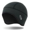 MELASA Fleece Lined Winter Cycling Beanie with Holes for Glasses - For Men, Women