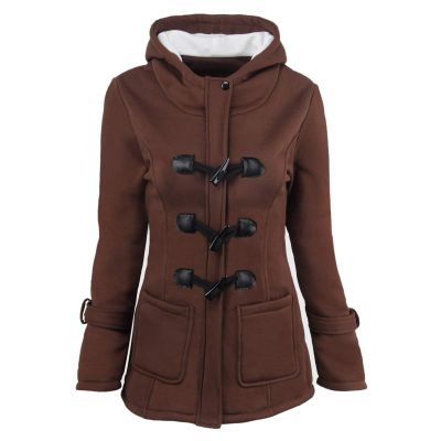 Todays Daily Deals Womens Winter Coats Mid Length Sherpa Lined Warm Heavy Jackets Thickened Windproof Outerwear with Fur Hood Winter Jackets for Women