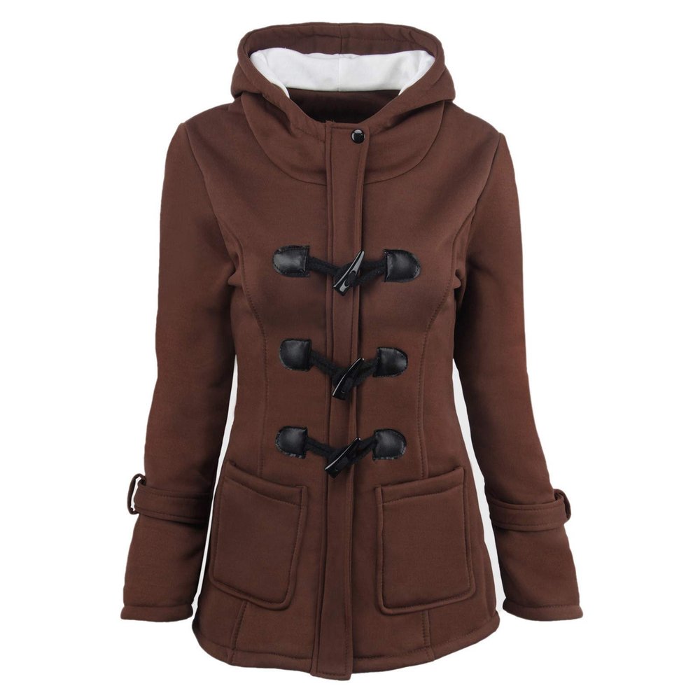 Todays Daily Deals Womens Winter Coats Mid Length Sherpa Lined Warm Heavy Jackets Thickened Windproof Outerwear with Fur Hood Winter Jackets for Women