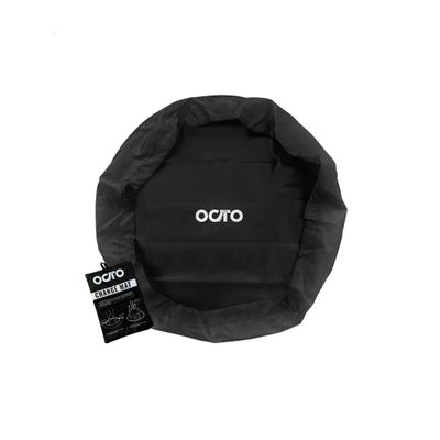 OCTO Changing Mat - Surfing Accessory to Transport Your Wetsuit or Swim Gear Sand-Free - Durable Waterproof Surf Bag - Keeps Your Car Clean - Drawstring Dry-Bag for the Beach Lake Pool