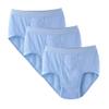 SWJGLITTR Men's Loose Sweat-Absorbent Underwear Middle Waist Breathable Boxer Briefs Cotton Comfortable Underpants (X-Large,Blue 3pc) view 1