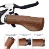 TOPCABIN Bicycles Handlebar Grips, Aluminum Lock-on Ergonomic Bike Grips, Cushion Vibrations Comfort Bike Handlebar Grips, Mountain MTB BMX Bicycles Grips for Scooter (Ergonomic Rubber(Brown)) view 3