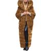 Women Long Faux Fur Coat 2023 Winter Fuzzy Faux Fur Jacket Fashion Thermal Loose Oversized Overcoat Hooded Tunic Tops view 1