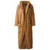 Women Long Faux Fur Coat 2023 Winter Fuzzy Faux Fur Jacket Fashion Thermal Loose Oversized Overcoat Hooded Tunic Tops view 2