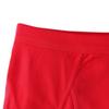 SWJGLITTR Men's Loose Sweat-Absorbent Underwear Middle Waist Breathable Boxer Briefs Cotton Comfortable Underpants (Medium,Red 3pc) view 2