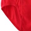 SWJGLITTR Men's Loose Sweat-Absorbent Underwear Middle Waist Breathable Boxer Briefs Cotton Comfortable Underpants (Medium,Red 3pc) view 3