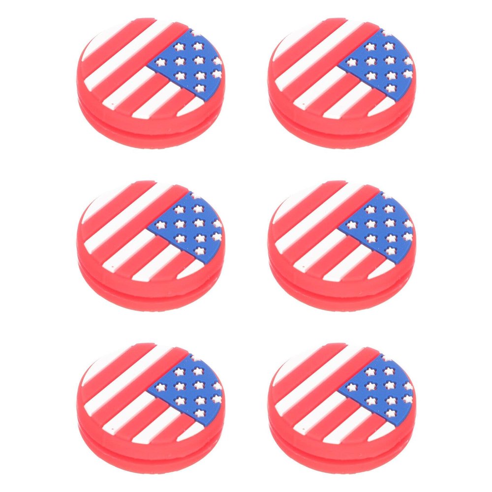 Toddmomy 6pcs Tennis Dampeners Shocking Absorbers for Racket Easy Installation Prevents for Rackets