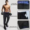 Sauna Shorts for Men Sweat Pants with Drawstring, Heat Trapping Sweat Shorts Sauna Suit for Men Workout Gym Exercise view 3