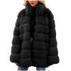 Winter Coat Jacket for Women 2023 Fashion Luxury Faux Fox Fur Coat Slim Long Sleeve Collar Faux Fur Coats Overcoat view 1
