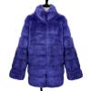 Winter Coat Jacket for Women 2023 Fashion Luxury Faux Fox Fur Coat Slim Long Sleeve Collar Faux Fur Coats Overcoat view 4