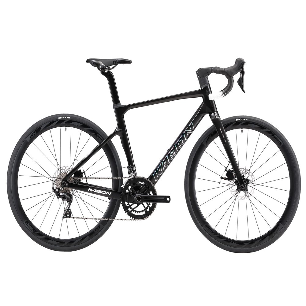 KABON Carbon Road Bike, 700C Carbon Fiber Frame Road Bike with R8000 22 Speed Disc Brake Racing Bicycle for Men and Women Adult