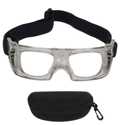 Topyond Sport Goggles, Basketball Glasses, Free Regulable Design Curved Fit Frame Impact Resistant PC Material Protective Basketball Glasses for Kids(Grey)