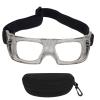 Topyond Sport Goggles, Basketball Glasses, Free Regulable Design Curved Fit Frame Impact Resistant PC Material Protective Basketball Glasses for Kids(Grey) view 1