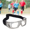 Topyond Sport Goggles, Basketball Glasses, Free Regulable Design Curved Fit Frame Impact Resistant PC Material Protective Basketball Glasses for Kids(Grey) view 4
