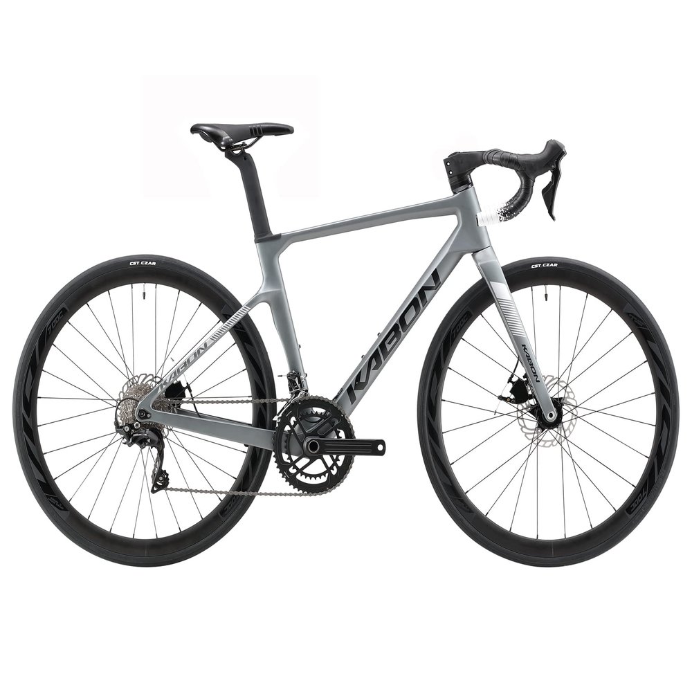 KABON Carbon Road Bike, 700C Carbon Fiber Frame Road Bike with R8000 22 Speed Disc Brake Racing Bicycle for Men and Women Adult