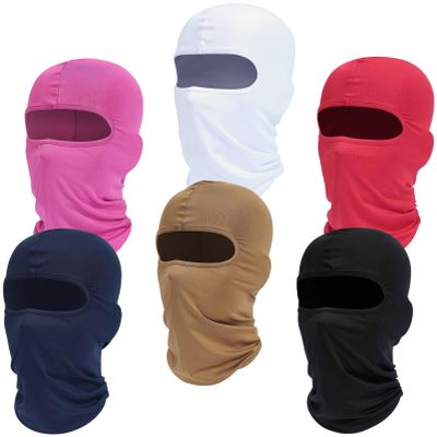 6 Pack Ski Mask Balaclava Pooh Shiesty Masks Full Face Cover for Men Women Sun and Winter Protection (6Pack-Multi-B)