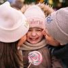 lanleay Custom Beanie Hats for Baby Girls Boys - Personalized Embroidered Beanies with Name for Infants Toddlers Adults Winter Orange Knit Hat view 3