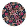 Bucket Hats Double Layered Polyester Twill Fabric Bucket Hat for Men and Women - UV Protection Bohemian Elephant Pattern view 4