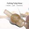 Pilipane for Long-Lasting Fishing Accessories, 50Pcs 17mm Fishing Bouquet Beads with Rubber Knot Protector, for Fishing Gear Supplies view 4