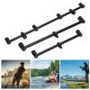 Portable Aluminium Alloy Bracket for Universal Rods and Assurance Fishing Gear, Fishing Rod Pod Stand Holder, for Black Coated Fishing Accessories (225cm) view 2