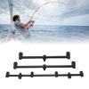 Portable Aluminium Alloy Bracket for Universal Rods and Assurance Fishing Gear, Fishing Rod Pod Stand Holder, for Black Coated Fishing Accessories (225cm) view 3