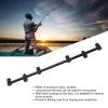 Portable Aluminium Alloy Bracket for Universal Rods and Assurance Fishing Gear, Fishing Rod Pod Stand Holder, for Black Coated Fishing Accessories (225cm) view 4