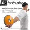 Village Variety Discus for Practice Nylon, Track and Field Throwing Discus 1kg 1.5kg 1.75kg 2kg 2.25kg 2.5kg(red 4.4lbs(2kg)) view 3